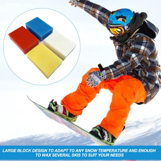 Universal Ski And Snowboard Wax All Snow Temperature Wax Snow Block Wax Ski Racing Wax for Ski Snowboard Protection