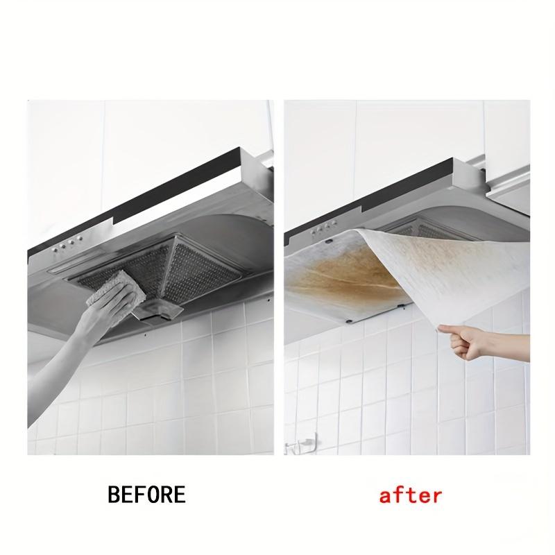 Kitchen Oil Stickers Range Hood Filter Set High-Performance Oil Absorption Smoke-Free Universal Fit Durable Sticker Protection