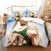 3D Anime Escanor The Seven Deadly Sins Bedding Set Printed With Pillowcase Bed Duvet Cover Soft Queen King Size Bedclothes Home
