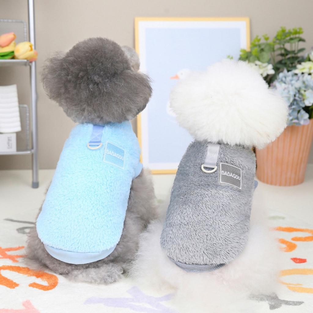 Dog Clothing, Warmth, Pet Clothing, Cats, Pet Clothing, Two Leg Fleece Clothing, Pull Tab Fleece Clothing