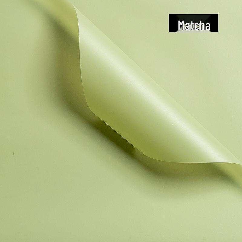 Полупрозрачная Водонепроницаемая Матовая Бумага для Букетов Флориста - Корейская Однотонная Упаковка для Цветов