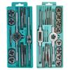 12Pcs Multifunction Tap and Die Set M6-M12 Metric Tap Die Wrench Set Tap and Die Tool Set for Cutting External Internal Threads