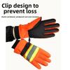 Reflective Work Protective Gloves Touchscreen Winter Warm Gloves  Commuting