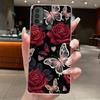 Case For Motorola MOTO E20 E30 E40 Clear Luxury Butterfly Fashion Flower Soft Silicone TPU Phone Cover for MOTO E40 E30 E20 Case