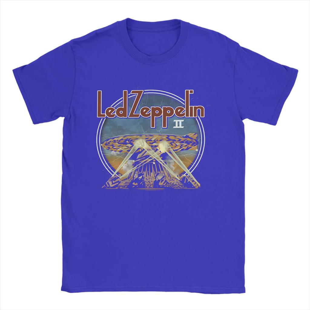 The Mother Ship Led Zeppelin T-Shirt Man  Vintage T Shirts Summer Comfortable Leisure Tees Pattern Big Size Clothes