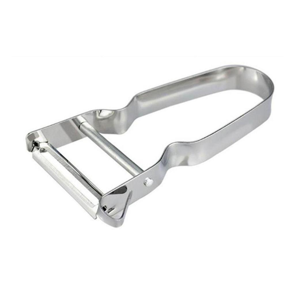 Stainless Steel Peeler U Shape Ergonomic Handle Fruit Peeler Vegetable Peeler for Kitchen Silver