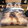 Anime 2D Pattern Dragon Ball Bedding Set Child Baby Duvet Cover Sets Bedclothes Twin Single King Kids Adult Gift