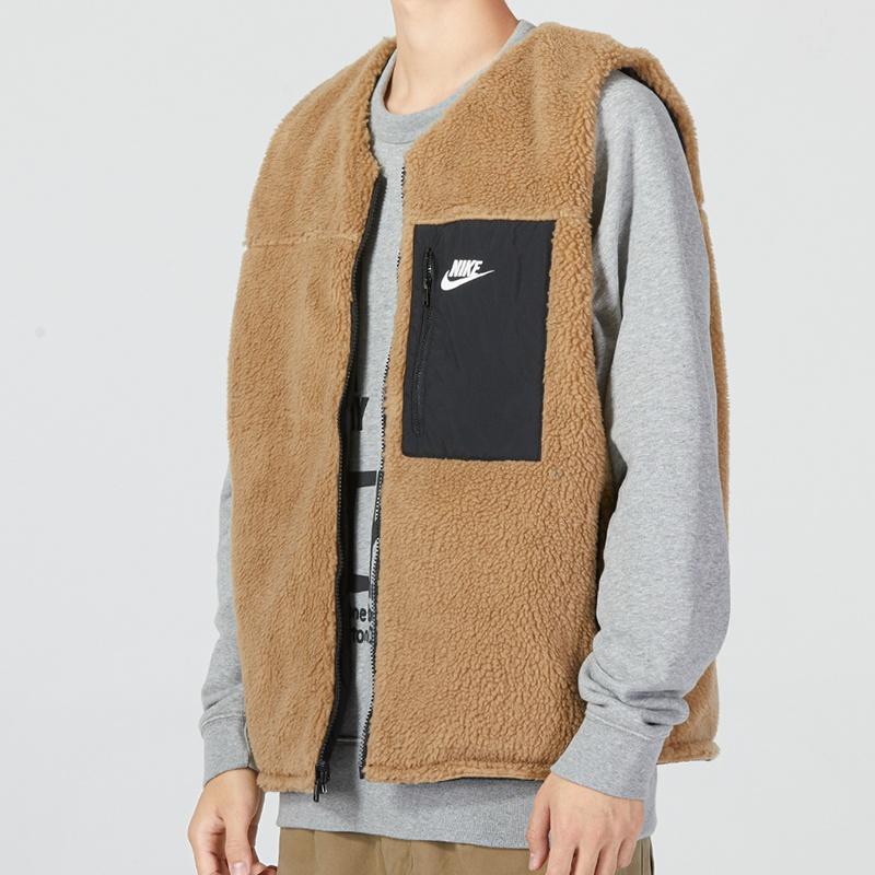 Nike Жилет Клубный с Логотипом 'Черно-Коричневый' Мужской DQ4879-258