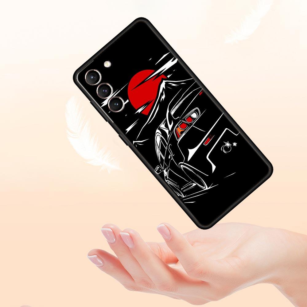 Японский чехол для телефона с изображением спортивных автомобилей JDM для Samsung Galaxy S24 S23 S22 5G S20 Ultra S21 FE S10 S9 Plus S10E S8 Lite 20