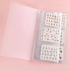 Clear Nail Sticker Storage 20/120 slots Nails Stickers Storage Book Nail Water Decals Holder Orgnizer Manicure Nail Art Tools