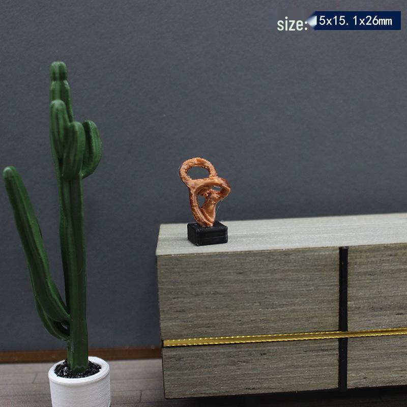 Миниатюрный кукольный домик, художественный декор, модель для фотографии