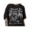 Men's Vintage 90s Blood In Blood Out BIBO & Datos Locos Forever Print T-Shirt - Heavy-Duty Retro Gang Film Graphic Tee, Chicano Streetwear Top, Loose