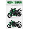 Мотоцикл Kawasaki Z1000 в масштабе 1/12, литая модель автомобиля из сплава металла, с подставкой для демонстрации, коллекции, хобби, украшение для дома, для мальчика
