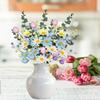 1-10PCS Easter Egg Floral Stems Artificial Daisy Eucalyptus and Berry Sprigs for Vase Centerpiece and Spring Home Decor