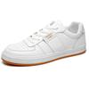 Fashion Spring Breathable Small White Board Shoes Men's 2024 New Trend Casual Sports Shoes Male Versatile Trend Leather Shoes Sneakers