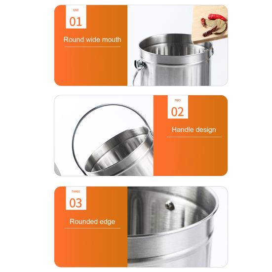 Kitchen Waste Bucket with Lid Turn Waste Into Natural Fertilizer Stainless Steel Activated Carbon Filter for Odor Removal Indoor
