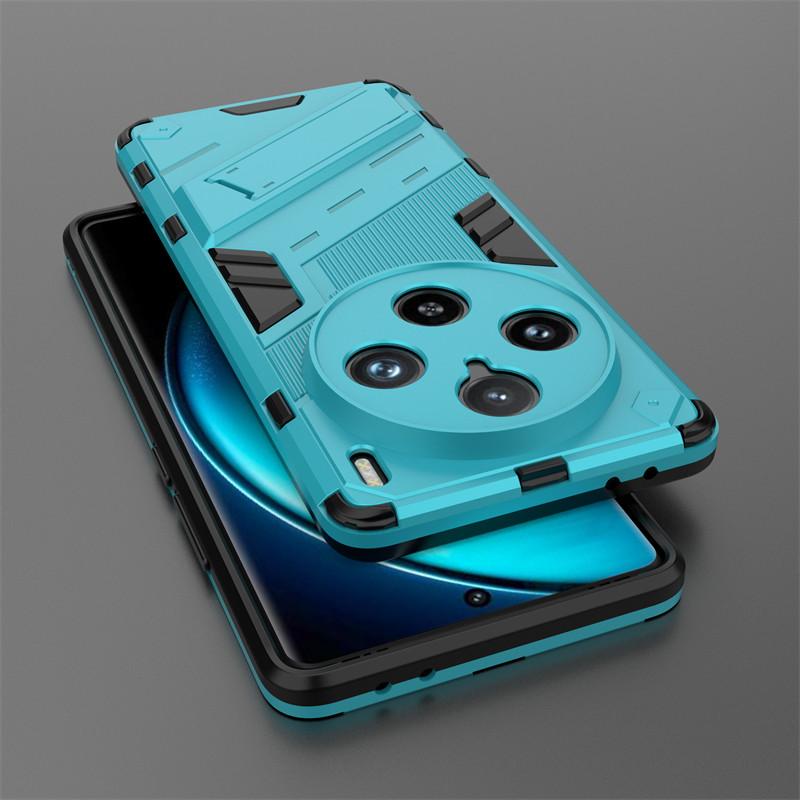 For Vivo X100 Pro Case Vivo X100 X100 Pro 5G Cover TPU Shockproof Silicone Armor PC Holder Protective Phone Cover Vivo X100 Pro