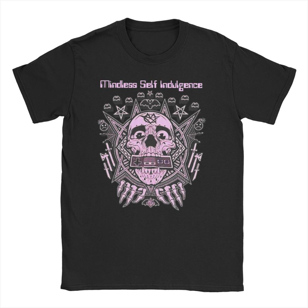 Mindless Self Indulgence Pure Cotton T Shirt For Mens Summer  Streetwear T Shirts O Neck Harajuku Tees Oversized Print Clothing