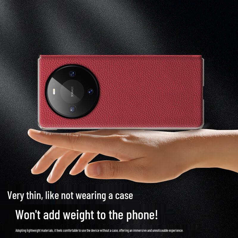 Оригинальный кожаный чехол-книжка Eddga для Huawei Pura 80 Pro