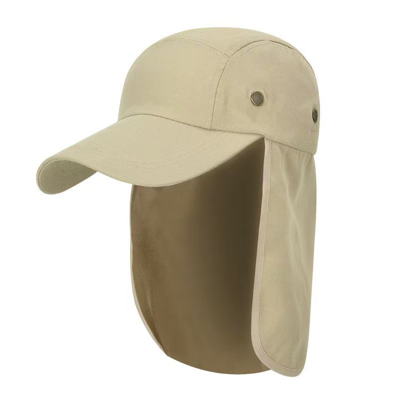 Outdoor Hiking Fishing Hat Sun Protection Cap with Neck Flap for Men Women