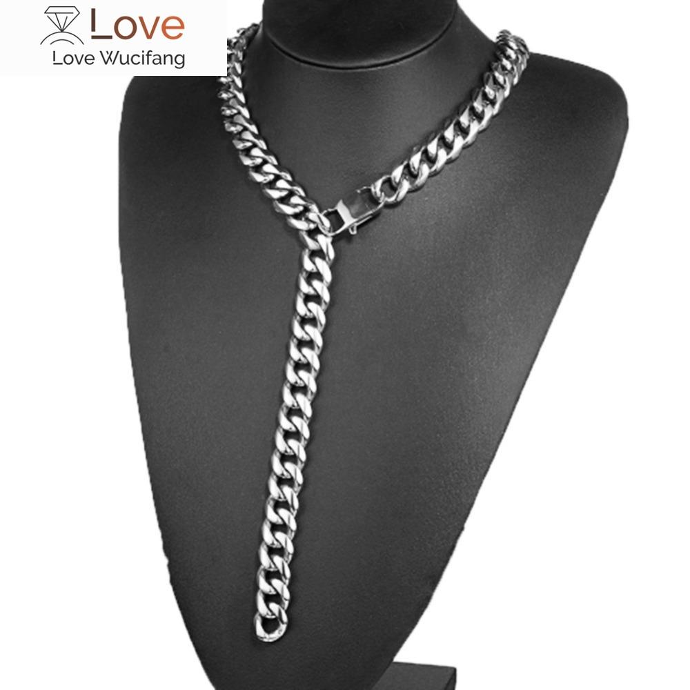 Мужские хип-хоп цепи ожерелья из нержавеющей стали высокого качества Xxxtentacion стиль Майами кубинские цепи ожерелье мужской ювелирный подарок