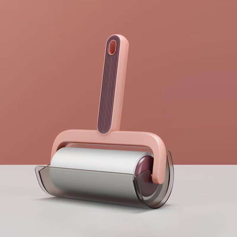 High Quality Short Arm Hair Remover Roller Brush with Detachable Adhesive Paper for Hair and Dust Removal