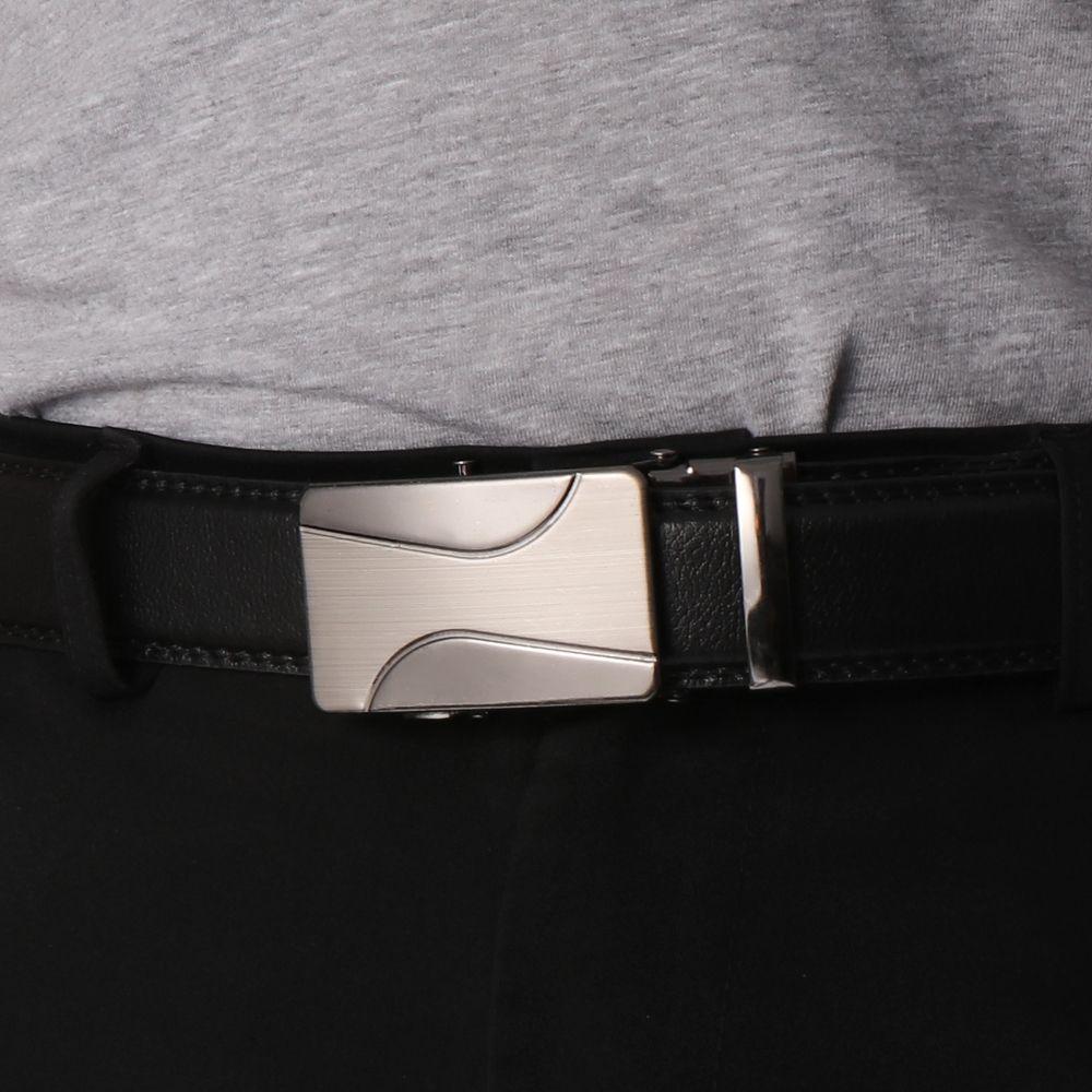 Роскошные высококачественные ремни с автоматической пряжкой, кожаные ремни с застежкой-храповиком