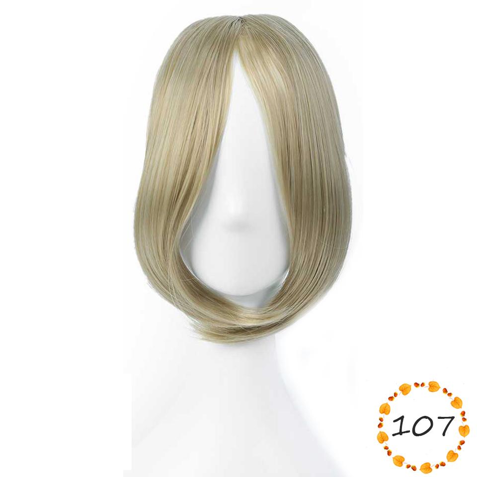 Длинная заколка спереди, челка, боковая челка, наращивание волос, настоящая натуральная синтетическая челка, прическа