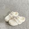 Autumn and winter new velvet warm bag head fluffy drag women retro one-pedal versatile low-top cotton slippers