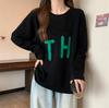 2025 New T-Shirt Women Letter Printing Hoodies & Sweatshirts Loose Casual Basic O-Neck Autumn Tops New Pullover