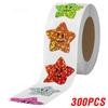 100-500pcs Glitter Star Stickers for Kids School Teacher Reward Sticker Party Decor Small Business Label Scrapbooking Stickers