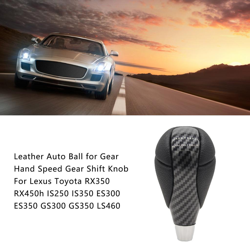 Кожаный автомобильный шарик для шестерни, ручная ручка переключения передач для Lexus Toyota RX350 RX450h IS250 IS350 ES300 ES350 GS300 GS350