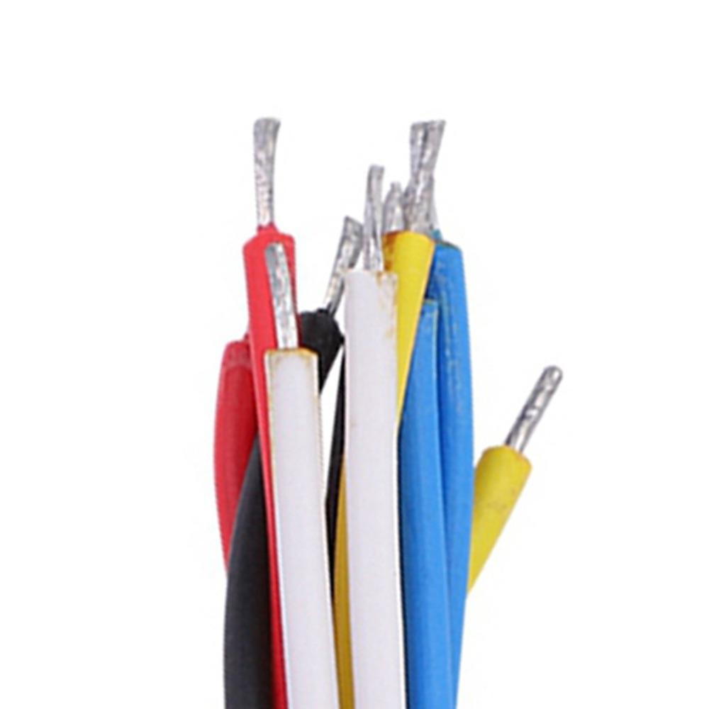 10PCS Red, Black, Blue, Yellow, White(Each Color 2Pcs) Guitar Circuit Wire For Electric Guitar