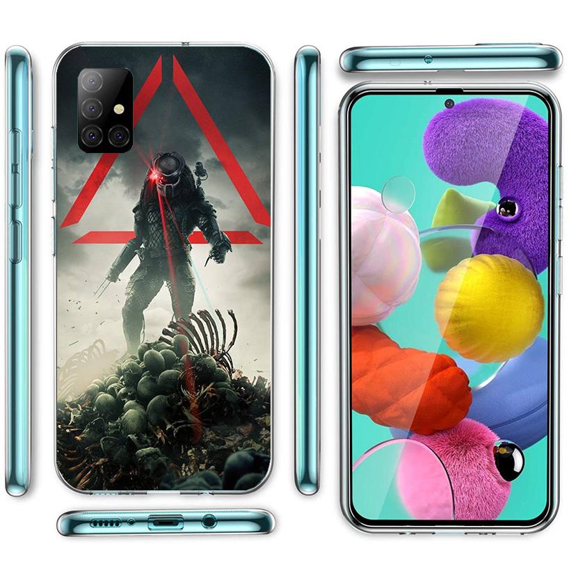 Раскрашенный чехол для телефона Alien Vs Predator для Samsung Galaxy A52 A32 A22 A12 A51 A31 A50S A30S A20S A10S Note 20 Ultra 10 Plus S10 A7