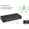 8/5-портовый сетевой коммутатор 10/100/1000 Мбит/с, Ethernet-гигабитный коммутатор, высокопроизводительный интернет-сплиттер RJ45 Lan, Plug and Play