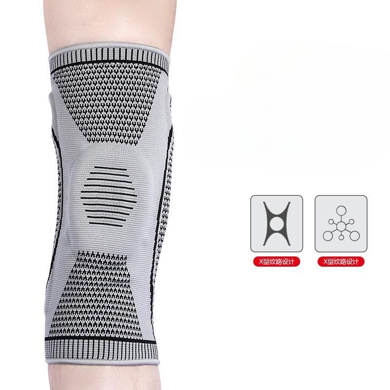 Спортивные силиконовые наколенники с пружинным сжатием для бега, альпинизма, нескользящие нейлоновые наколенники для баскетбола, велоспорта, эластичная уличная защитная экипировка