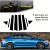 8pcs Gloss Black Pillar Posts Door Side Trim Fit For Hyundai Elantra Sedan 2017 2018 2019 2020 Window Moulding Decoration Cover