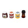 1/6 1/12 Miniature Kitchen Food Coffee Jam Dollhouse Accessory Pretend Play Toy