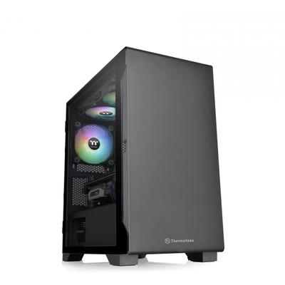Корпус для ПК Thermaltake S100 TG Mini Tower из закаленного стекла с распашной дверцей CA-1Q9-00S1WN-00 CS7885 черный