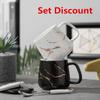 Creative Nordic Style Marble Pattern Cup Ceramic Mug Water Cup Milk Cup Coffee Cup 1-2 Pcs Available
