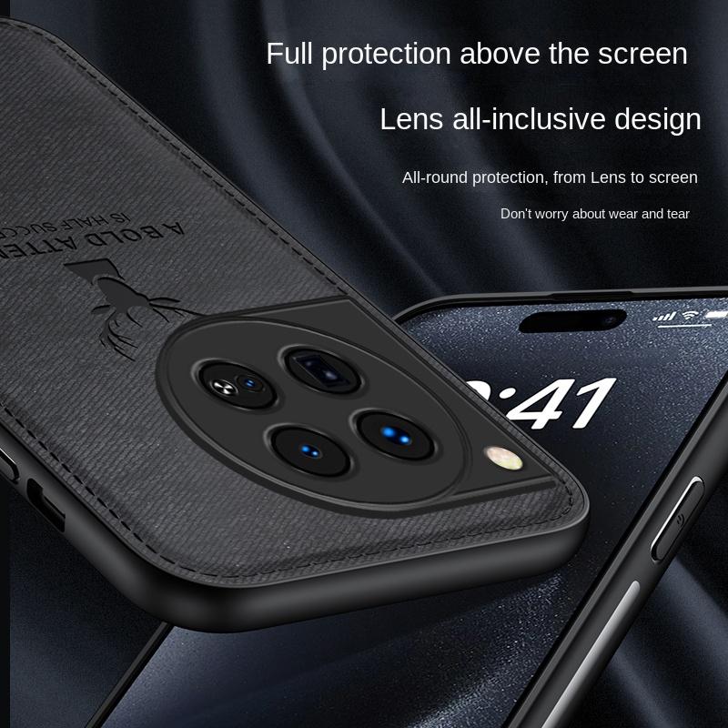 Чехол для OnePlus 12 Мягкая ткань Кожа оленя Защитная задняя крышка Чехол для OnePlus 12 11 11R 10T 9 10 Pro 9R Полное покрытие Оболочка телефона