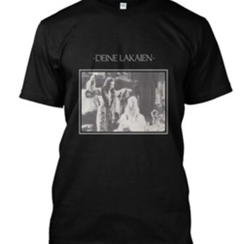 Limitiertes Neues Deine Lakaien 2 Unisexn Frau T Shirt Gre S Bis 5xl Vintage Streetwear Unisex Slightly Stretched Fashion