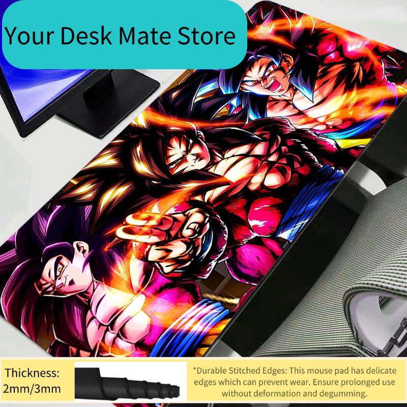 Large Mouse Pad Dragon Ball Z DBZ Office Computer Desk Mat Table Keyboard Laptop Carpet Accessories Gaming Mousepad Durable