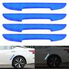 Side Door Bumper 4 Pcs Protector Door Guard Door Edge Guard Universal Door Mall Protection Seal Scratch Prevention Paste (Blue)