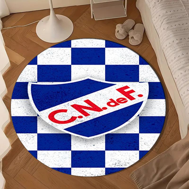 Montevideo Shield Emblem Round mat, Anti-slip Circle Carpet Chair rug For livingroom,Bedroom, doormat home decor Gift Christmas Gifts