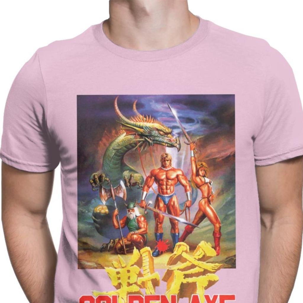 Футболка Golden Axe Streets Of Rage для мужчин, 100% хлопок, винтажная футболка, ретро, Аксель Блейз, футболка для фанатов игр-файтингов
