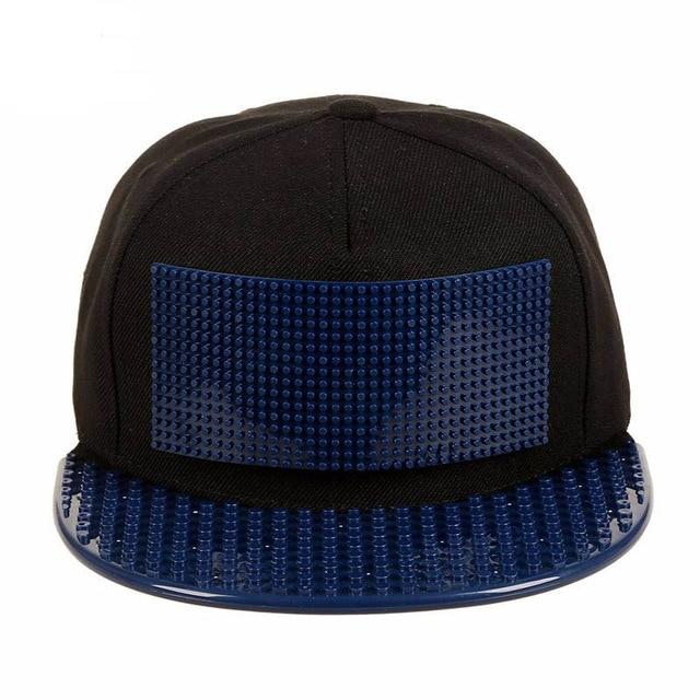 Men Customize Diy Baseball Hat Legos Cap Blocks Bricks Trucker Snapback Hat For Women Detachable