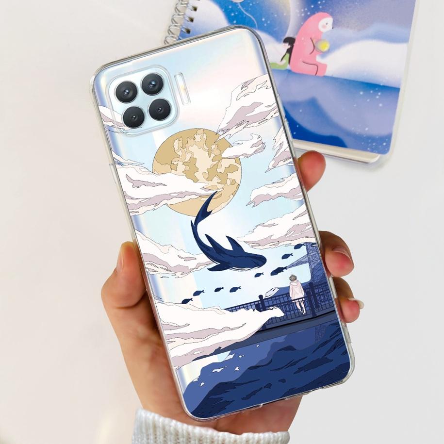 Чехол для OPPO Reno 4 Lite CPH2125 Чехол для телефона Милый Мультяшный Мягкий Силиконовый Задняя Крышка Для OPPO F17 Pro CPH2119 Coque A93 2020 Funda