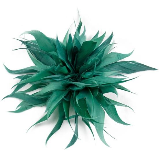 Cloth Feather Flower Brooch Decorative Clothing Pin Suit Lapel Shawl Scarf Badge Women Wedding Party Accessories