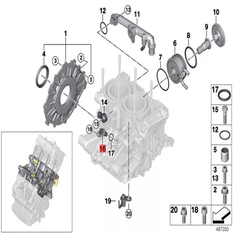 Camshaft Position Sensor Cam 13627525014 For 07-17 BMW 328i 335i X5 X3 535i